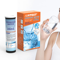 Home Use 17 in 1 Water Quality Test Strips - Drinking Water Testing Kit for Bacteria, Hardness, E.Coli -