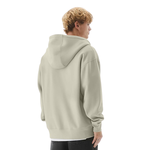 Nouveauté, sweat-shirt à capuche pour homme en molleton 100% coton, couleur unie, coupe ample, fermeture éclair, vêtements de rue chauds pour l'hiver, sweat-shirt à capuche tendance avec fermeture éclair - Product Image 3