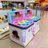 Machine de jeu Super Star Hammer Strike, design garçon anime, cabinet blanc, LED, pour centre commercial, jeu solo