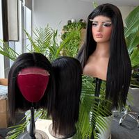 Promotion Perruque Bob Bandeau Vietnamienne SDD Lisse Baguette Sans Colle 100% Cheveux Humains Faits à la Machine pour Femmes Noires