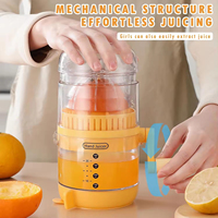 Presse-agrumes manuel compact, nouveau design, presse-agrumes à main pour oranges et citrons, facile à utiliser, presse-agrumes non électrique pour la cuisine et les voyages