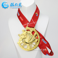 Médaille commémorative personnalisée en alliage de zinc pour événements sportifs, patinage à roulettes, carnaval, forme sur mesure, durable, vente en gros