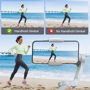 Estabilizador de <span class=keywords><strong>Gimbal</strong></span> para Teléfono L7Bpro al <span class=keywords><strong>Mejor</strong></span> Precio, <span class=keywords><strong>Gimbal</strong></span> de Mano Antivibración con Seguimiento Facial Automático y Trípode con Luz LED - Product Image 4