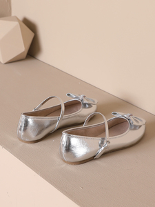 <span class=keywords><strong>Scarpe</strong></span> da ballo/ballerine da ragazza <span class=keywords><strong>eleganti</strong></span> e leggere, con ammortizzazione, colore argento, stile principessa, per l'inverno, all'ingrosso - Product Image 3