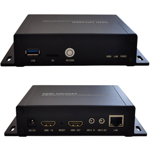 KUNUOMAGIC Codificador de Transmisión en Vivo 4K60p H.265 HD con Entrada <span class=keywords><strong>MI</strong></span> y Salida de Bucle para Grabador de Tarjeta SD, Metálico - Product Image 1