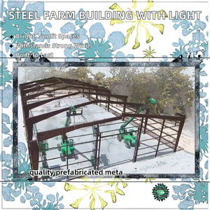 Edificio <span class=keywords><strong>Industrial</strong></span> Prefabricado de Estructura de Acero para Taller, Fábrica, Almacén, Supermercado y Parque, Diseño Moderno, Precios Bajos - Product Image 3