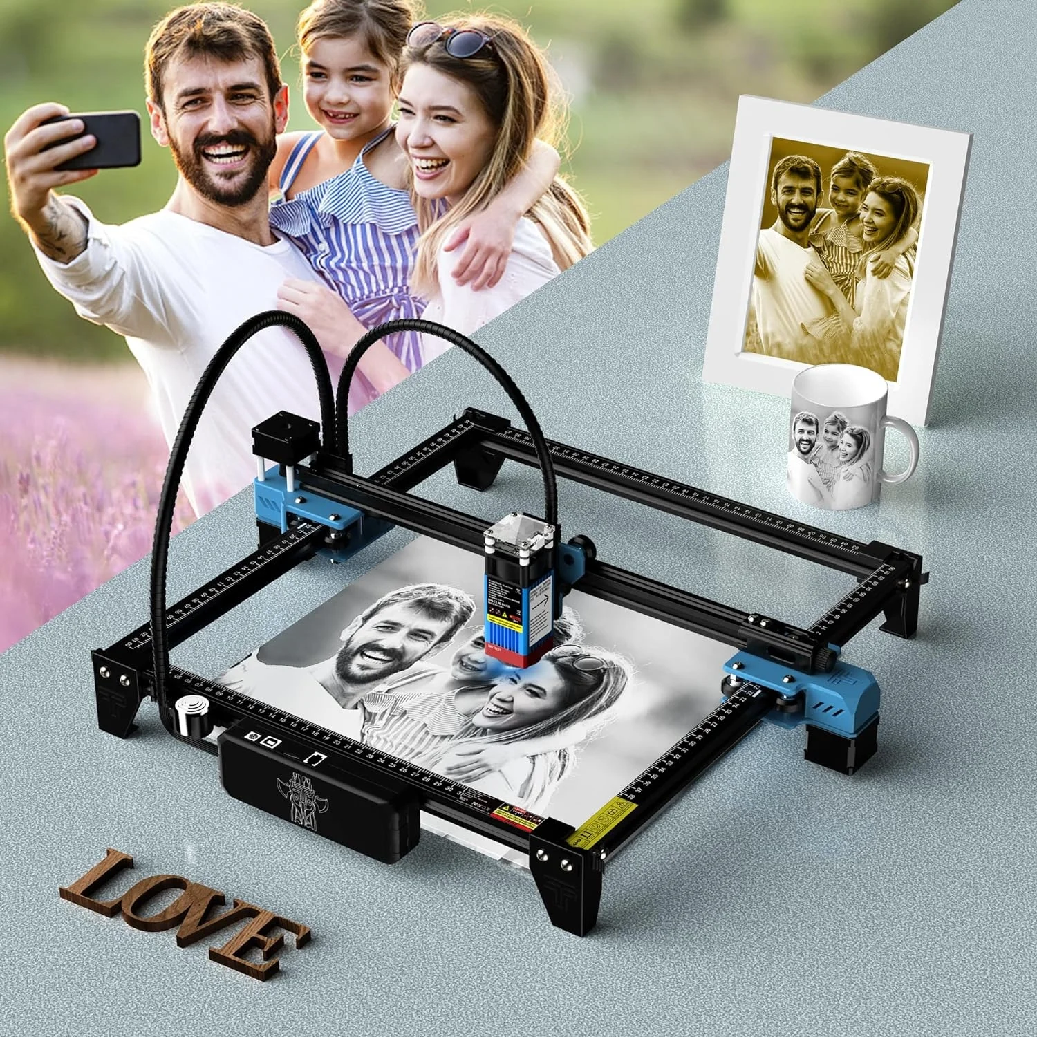 Twotrees TTS-55 Pro Laser Engraving Machine - Multifunctional