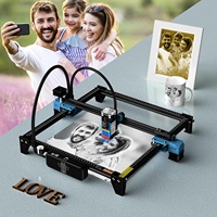 Machine de gravure et de découpe laser Twotrees TTS-55 Pro prête à être expédiée, à focale fixe, avec protection oculaire et conception laser à spot compressé