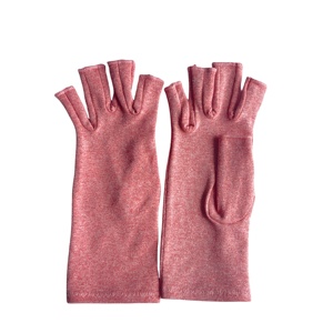 Guantes sin dedos de compresión personalizados Guantes lindos Guantes DE TRABAJO hechos a mano para mujeres de invierno Escritura de computadora - Product Image 6