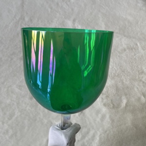 EAST Green Handle Cosmic Quartz Crystal Singing Bowl <strong>Chakra</strong> Hand - Product Image 6