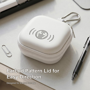 Estuche rígido mini de EVA con cremallera personalizada <span class=keywords><strong>y</strong></span> LOGO para auriculares, estuche rígido de EVA para guardar cables <span class=keywords><strong>y</strong></span> auriculares - Product Image 3