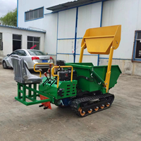 Livraison gratuite fonction de levage de piste de ferme de jardin MiniDumper 500KG petit Dumper sur chenilles 500KG 1000KG Mini Dumper