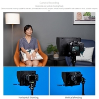 FEELWORLD TP10 cincin adaptor lensa Remote Control, cincin adaptor lensa lipat 10 inci portabel untuk ponsel pintar/Tablet