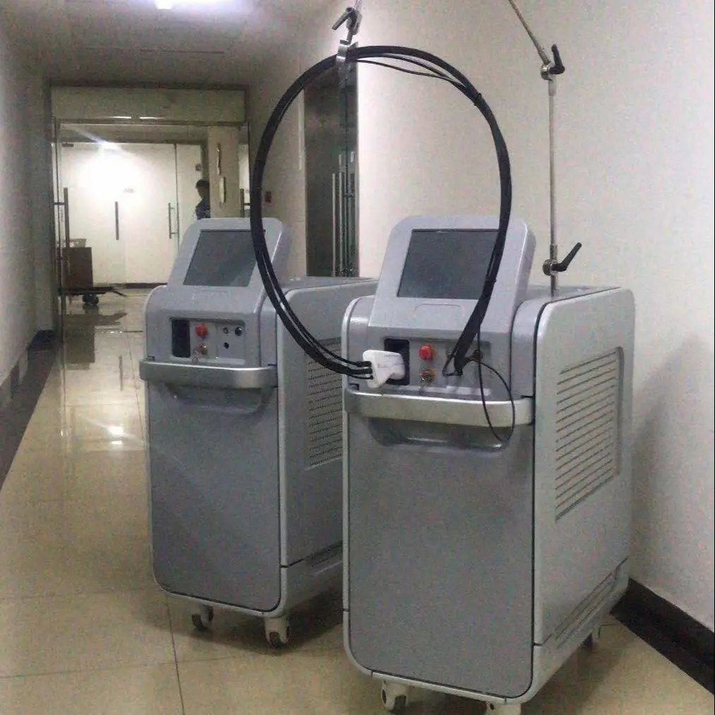 Alexandrite equipamento de salão de beleza laser 2022 nd: yag máquina de remoção de pelos pro 755nm 1064nm