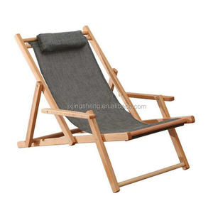Chaises de plage pliantes en bois pour l'extérieur - Product Image 4