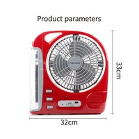 Nouveau petit ventilateur de bureau avec économie d'énergie solaire, volume d'air élevé, faible bruit, prix de gros à vitesse réglable