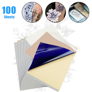 Papier thermique de haute qualité 100 feuilles pour imprimante laser, papier pour tatouage temporaire pour accessoires de maquillage permanent - Product Image 2