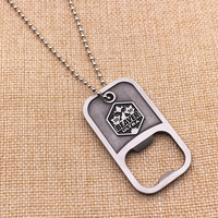 Tag Identifikasi Berlapis Perak Cetak UV dengan Desain Feng Shui Antik, Latar Belakang Sandblasted, dan Cetakan Die Struck Khusus dari Paduan Seng