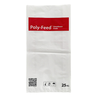Sac d'emballage robuste en LDPE |   Sac en plastique imperméable et résistant à l'humidité pour céréales, produits chimiques, aliments pour animaux 10/25/50KG