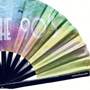 พัดไม้ไผ่ขนาดใหญ่แบบสั่งทำพิเศษ พิมพ์ลายดิจิทัล เป็นมิตรกับสิ่งแวดล้อม ศิลปะพื้นบ้านแบบดั้งเดิม สำหรับตรุษจีน ปีใหม่ ทำเองได้ - Product Image 2