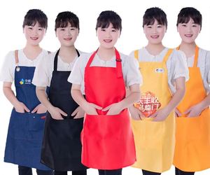 Delantal de Cocina Personalizado con Logotipo, Delantal de Poliéster y Algodón Negro para Restaurante, Delantal de Cocina Impermeable para Asar a la Parrilla, Delantal de Cocina para Mujeres y Hombres - Product Image 6