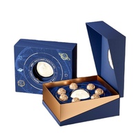 GMI 9 boîte d'emballage à fermeture magnétique, boîte d'emballage à couvercle en treillis, chocolat de qualité alimentaire, pour la saint-valentin, bonbons, biscuits, truffe