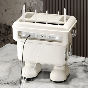 Office Organizer Router <b>Box</b> With Cable Management Stand Type Solid Color Rectangle 0.95kg - Product Image 2