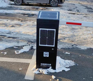 Barrière de stationnement de véhicule automatique à énergie <span class=keywords><strong>solaire</strong></span> Barrière de clôture électrique pliante à flèche motorisée pour parking - Product Image 2