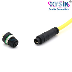 สายแพทช์คอร์ดแบบตรงกันข้ามตัวผู้ต่อกับตัวเมีย M8 กันน้ำ ขนาด 24AWG - Product Image 4