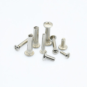 Shengyuan Furniture M4 Phillips Head Screws 4mm 6mm Iron Cabinet Wardrobe Rivets Interlocking Knurled Screws - Product Image 4