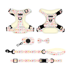 Set Harnesses Anjing Anti Tarik, Kalung Anjing & Tali Tangan Jacquard Custom dengan Logo, Kantong Camilan Anjing, dan Tas Pinggang - Product Image 2