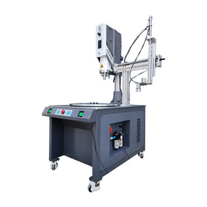 เครื่องเชื่อมพลาสติกแบบอัลตราโซนิกชนิดหมุน พร้อมระบบ PLC สำหรับโหลดและขนถ่ายวัสดุอัตโนมัติ วัสดุ ABS - Product Image 1