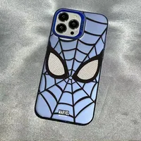 Coque de téléphone souple en TPU multi-couches Marvel Spider-Man pour iPhone 15 14 13 12 11 Pro Max XR XS 7 8 Plus, étui en silicone souple