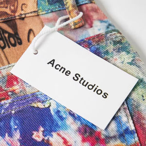 Personalizado de calidad superior de diseño de la marca de pantalones vaqueros holgados pantalones Streetwear Acne Studio Jeans para hombres - Product Image 5