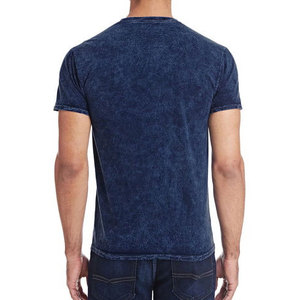 T-shirts en coton biologique en gros pour hommes, style vintage délavé, pour l'été, vente chaude, meilleur prix, t-shirt vintage personnalisé pour hommes - Product Image 2