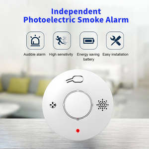 Détecteur de fumée à piles, station unique, matériau ABS, son fort de 85 dB, détecteur de fumée optique infrarouge pour la sécurité domestique - Product Image 5