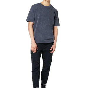 Nouveauté T-shirts de haute qualité lavés à l'acide à séchage rapide et respirants pour hommes, col rond, t-shirts d'été pour hommes - Product Image 6