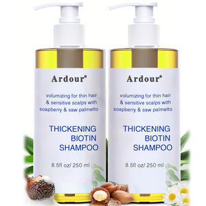 Shampooing capillaire fortifiant à la kératine biologique pour femmes, naturel, végétalien, anti-chute de cheveux, nourrissant et hydratant - Product Image 4