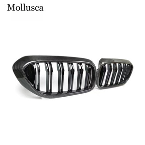 Rejilla de Admisión de Fibra de Carbono para BMW Serie 5 G30 G38/F90 M5, Rejilla Delantera para Parachoques, 2017-2020 - Product Image 6