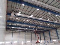 Venta directa de fábrica, túnel de policarbonato de alta calidad, tragaluz, ventana de techo de aluminio resistente al calor para ventilación de taller