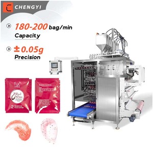 Máquina Automática de Empaquetado de Líquidos con Sellado de Cuatro Lados para Champú, Esencia, Lociones, Cremas, Hidratantes y Cosméticos - Product Image 1