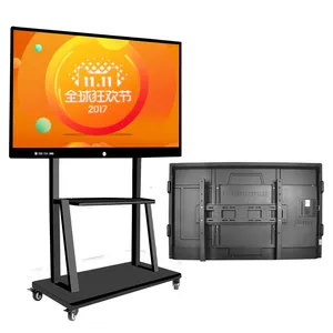 Groothandel smart panel klaslokaal-85 Inch Smart Board Digitale Whiteboard Multi Touch Screen Onderwijs Interactieve Flat Panel