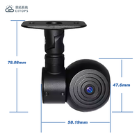 Caméra de surveillance de véhicule commercial Starlight Vision nocturne enregistreur de gestion de flotte Mini caméra de vue avant de sécurité de camion 1080P