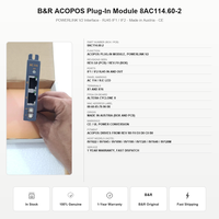 Module enfichable B&R PLC 8AC114.60-2 ACOPOS Interface POWERLINK V2 Servomoteur Fabriqué en Autriche Vente en gros Fournisseur d'usine
