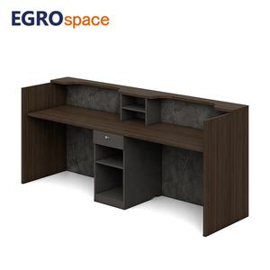 ERGOSpace Estilo Moderno Mesa Beleza Recepção Hotel Contador Design Madeira Material Frente Lobby Mesa - Product Image 4
