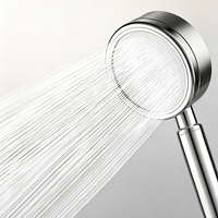 Pommeau de Douche Monofonction en Acier Inoxydable SUS304 Chromé Économe en Eau pour Hôtels (Vente en Gros)