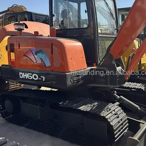 รถขุดมือสองคุณภาพสูงจากเกาหลีใต้ Doosan DH60 DH70 DH55 ขนาด 6 ตัน สภาพ 98% ใช้งานน้อย ชั่วโมงการทำงานต่ำ เครื่องยนต์ EPA CE พร้อม PLC แบริ่ง และปั๊ม - Product Image 2