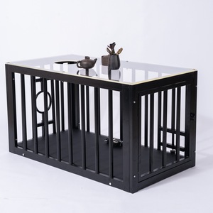 Jaula de Hierro para BDSM, Recinto de Entrenamiento de Bondage, Estilo Mesa de Centro, Muebles Sexuales para Adultos, Accesorios para Habitación, Entrenamiento Erótico para Parejas, Negro - Product Image 3