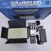 Lampe LED de remplissage en cuir à température réglable, best-seller transfrontalier, pour photographie, extérieur, intérieur, diffusion en direct et mobilier de salon