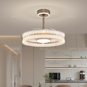 Invisible Inverter Ceiling <b>Fan</b> Light With Integrated <b>Fan</b> And Led Light For Living Room And Dining Room 2026 New Model - Product Image 2